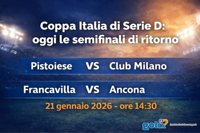 Coppa Italia di Serie D - Semifinali di ritorno