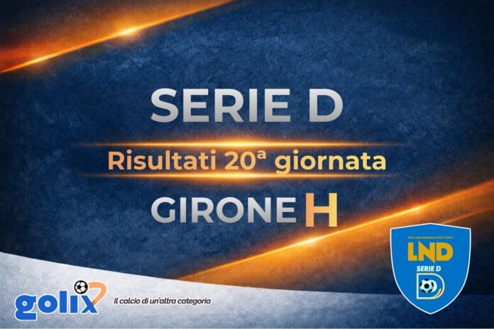 Risultati - Serie D - 20 giornata - Girone H