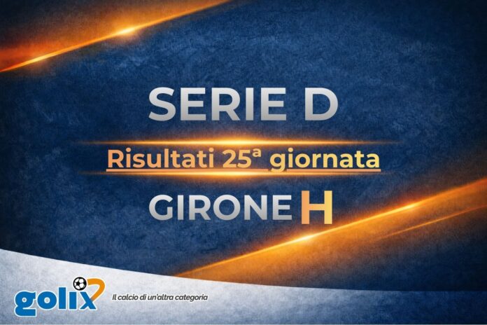 Serie D - Risultati 25ª giornata - Girone H